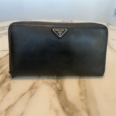 prada zip wallet mens|prada snakeskin wallet.